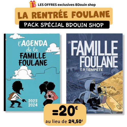 Offre Agenda Famille Foulane + Foulane Tome 9 "Tempête"