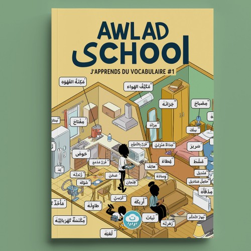 J'apprends du vocabulaire, dictionnaire de base de la langue arabe avec Awlad School