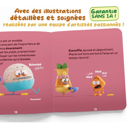 Panique à la cantine (T06) – Conte enfant HALUA
