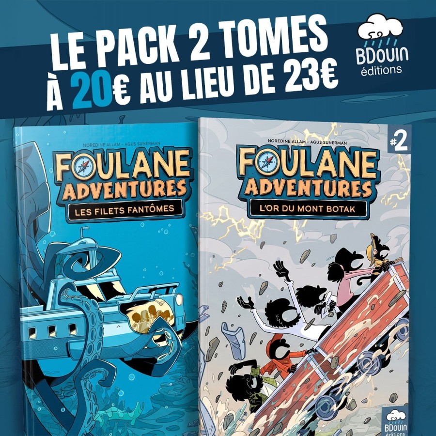 Foulane Adventures : le pack 2 tomes