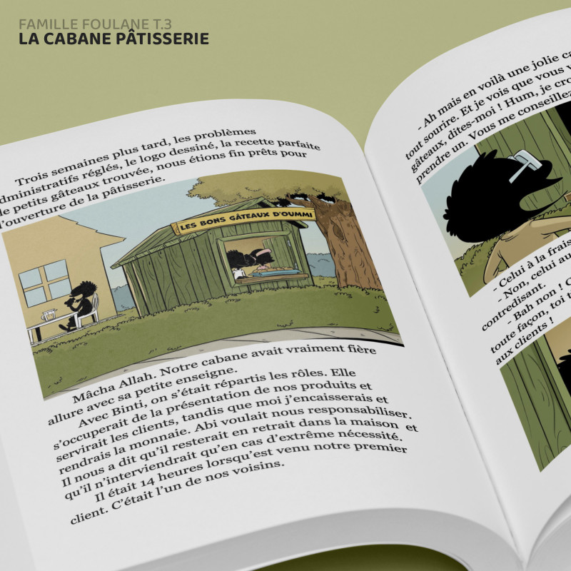 Famille Foulane (Tome 3) La Cabane Pâtisserie BDouin Officiel