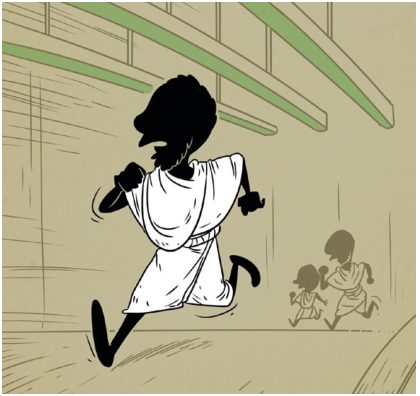 Courir entre les repères verts en direction de Marwa pendant le Sa’i