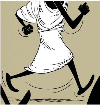 Trottiner pendant les trois premiers tours du Tawaf